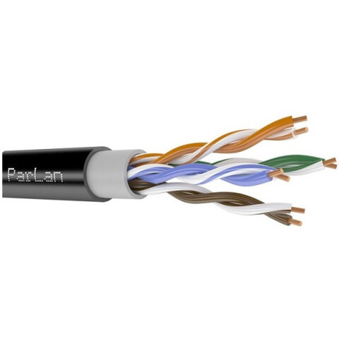 Кабель Ethernet Паритет ParLan U/UTP Cat5e 4х2х0,52 PVC/PE 305 м
