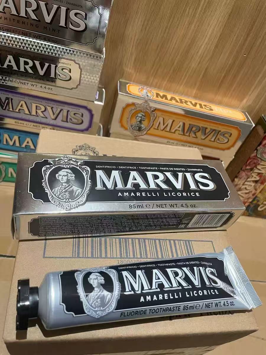 MARVIS Зубная паста Marvis, 85 мл, без дымовых пятен (Солодка с мятой)