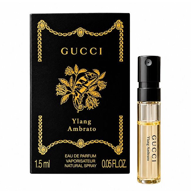 Парфюмерная вода Gucci Ylang Ambrato пробник 1.5 / Гуччи Иланг Амбрато миниатюра / Сэмпл перед покупкой полного флакона