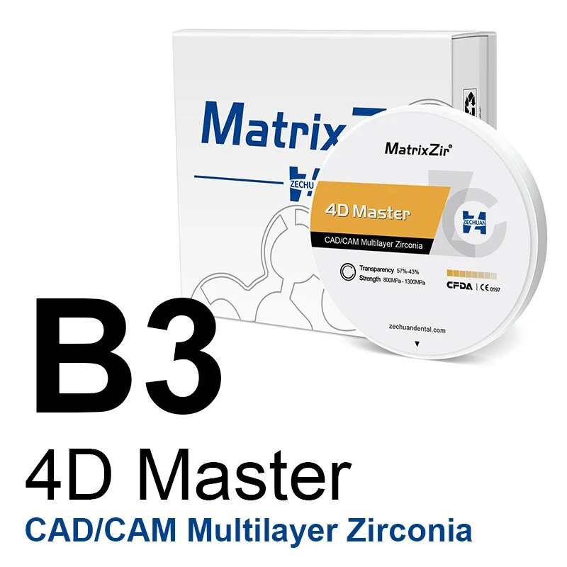 Циркониевые блоки NeunoRton 4D Master 12-30 мм 98X14mm, B3