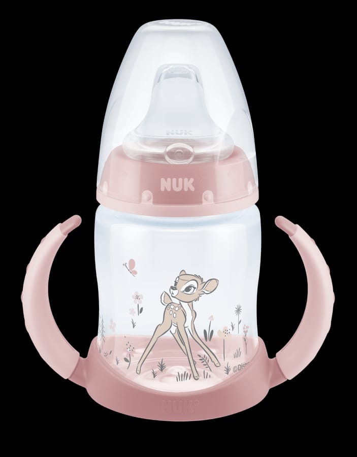 Бутылочка для кормления NUK First Choice+ Bambi, прозрачный, 150 мл