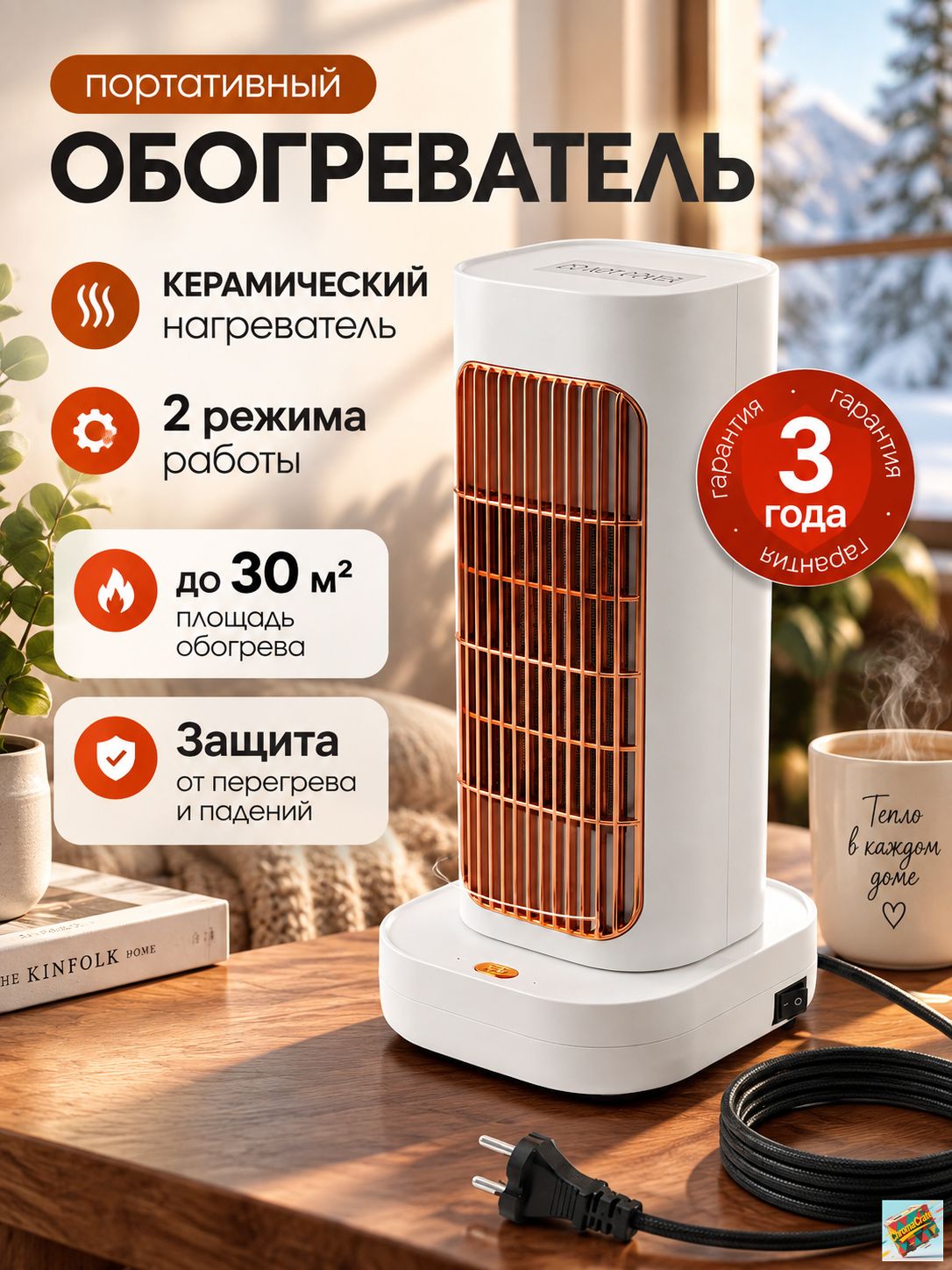Обогреватель для дома электрический