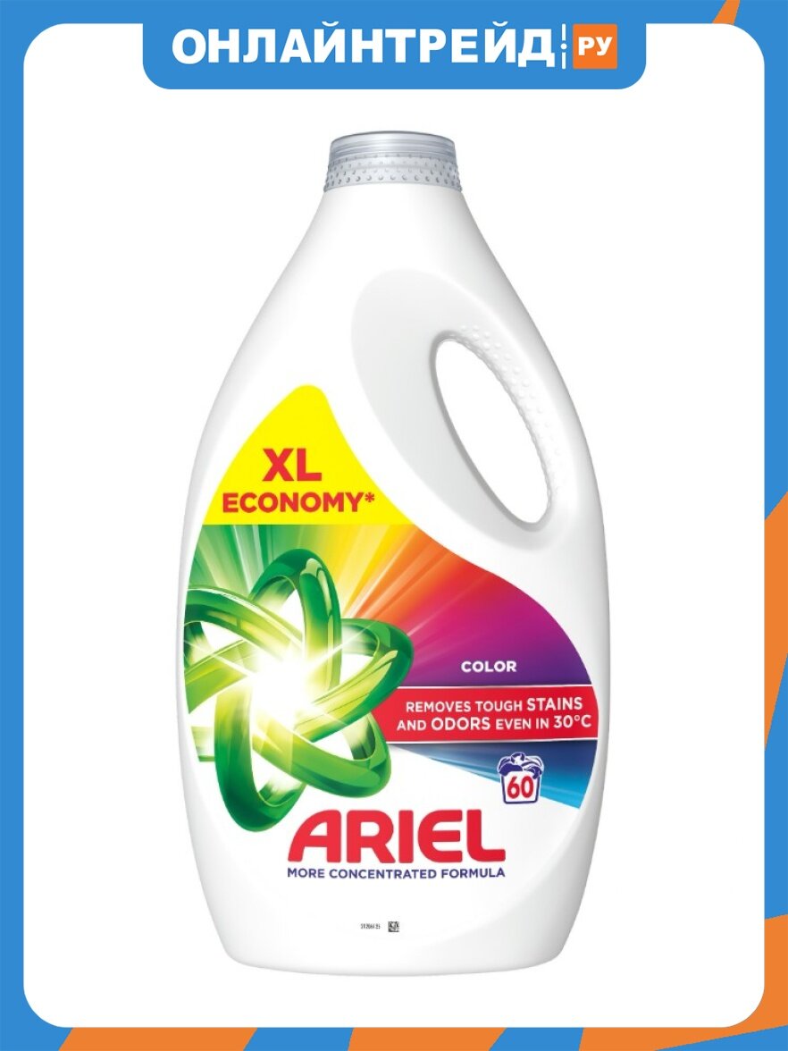 Гель для стирки Ariel Color, 2.7 л