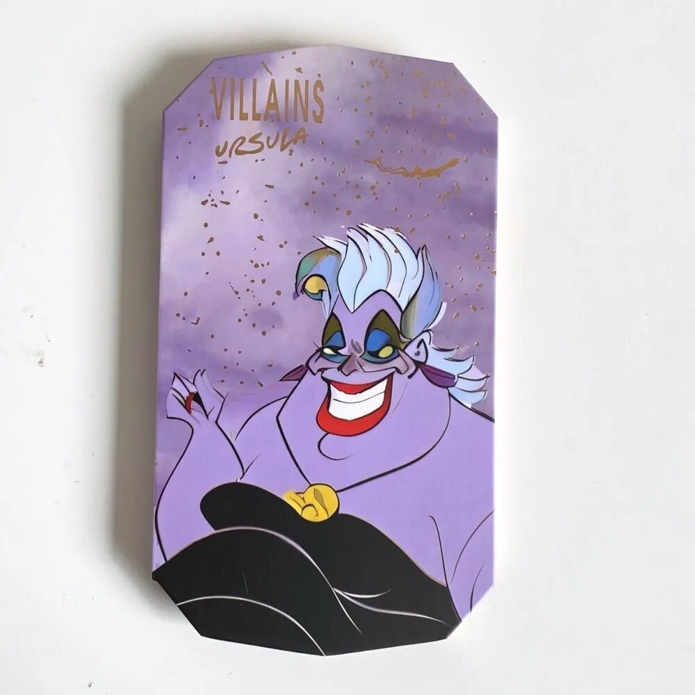 Villains Disney Earthy 18 Colour Eyeshadow Palette, разноцветные тени для век