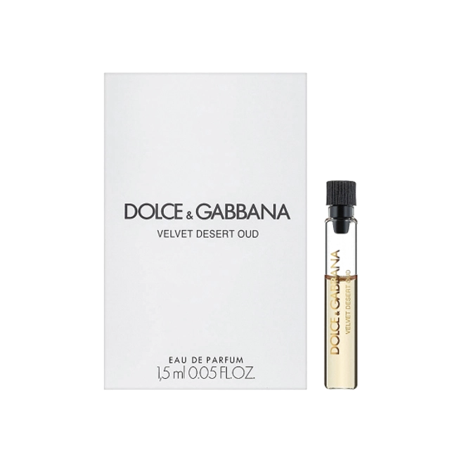 Парфюмерная вода Dolce Gabbana Velvet Desert Oud сэмпл 1.5 / Дольче Габбана Вельвет Десерт Уд мини-флакон