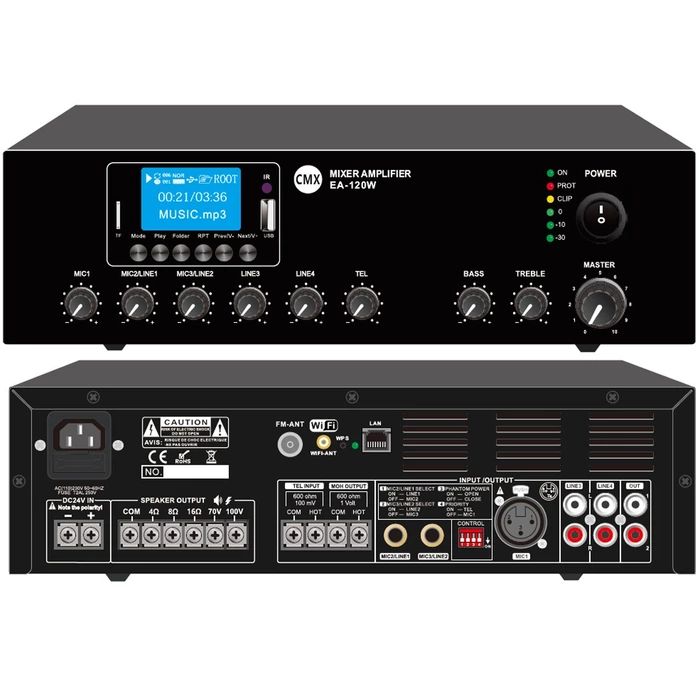 CMX Audio EA-120W Микшер-усилитель