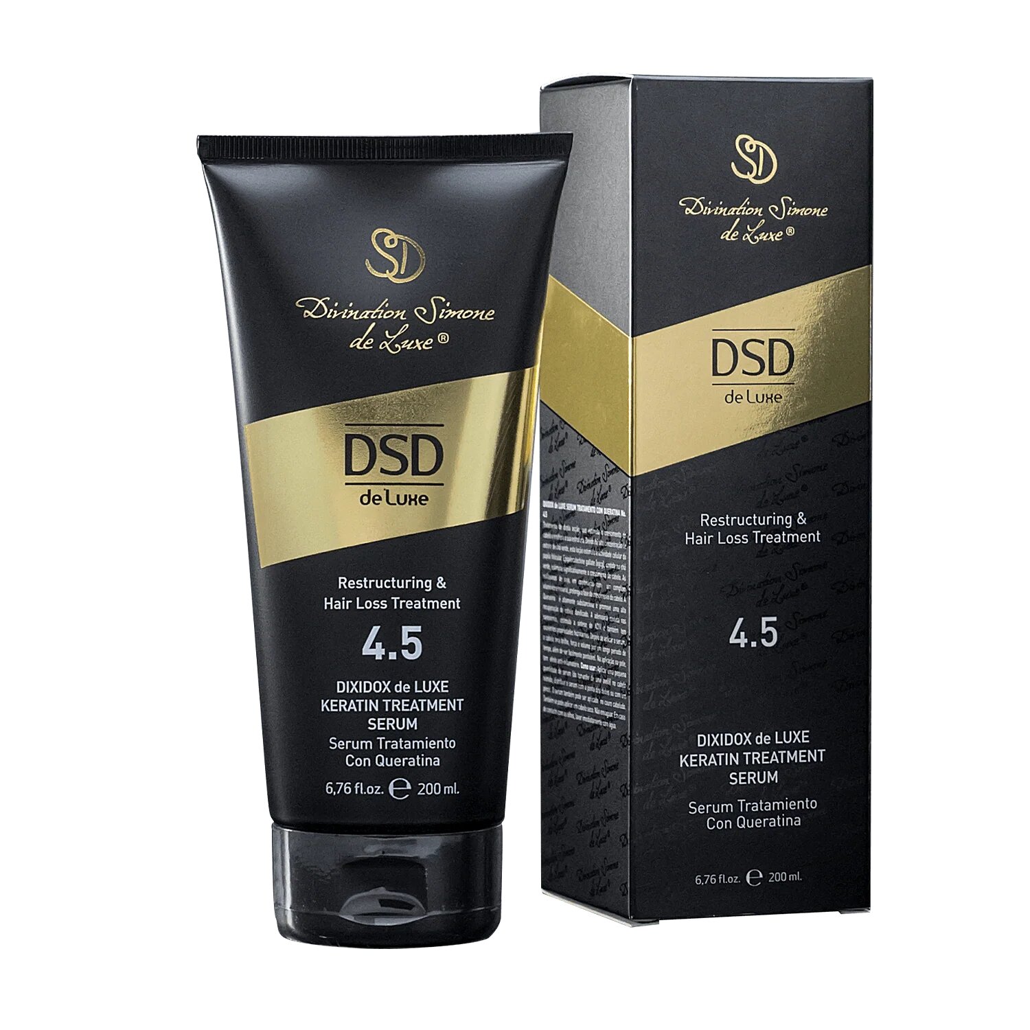 Сыворотка для волос DSD de Luxe 4.5 Dixidox De Luxe Keratin Treatment Serum, 200 мл
