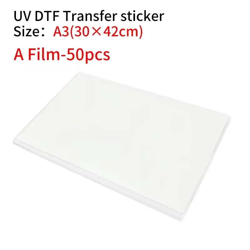 UV DTF пленка Magnetic A3 A4 A3 Film-50PCS