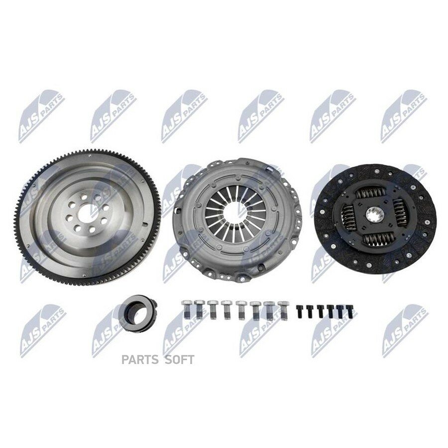 Комплект сцепления BMW E36 323I/325I/325TD, E30 324TD 87-91, E39 523I/525TD -09.1997, E34 52 от официального дистрибьютора, NTY, артикул NZSBM006