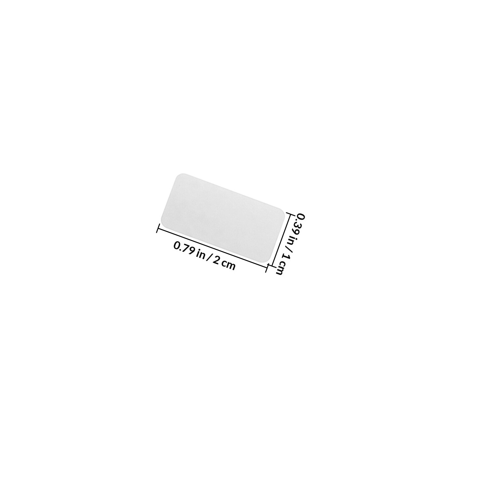 Стикер Для Заглушения Света 30шт Серебристый Размер 2.00X1.00X0.10Cm