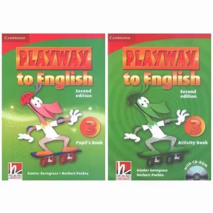 Playway to English Level 3 Second Edition Pupil's Book + Activity Book Cambridge Kids English Textbook Set