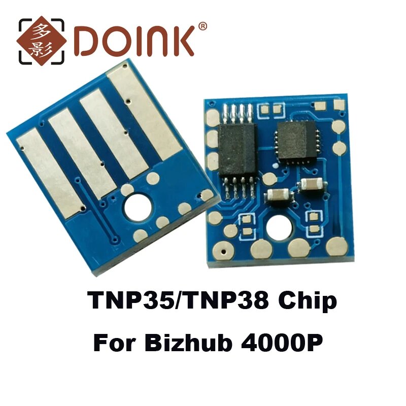 Чипы TNP35 TNP38 для Konica Minolta Bizhub 4000 4000P (4 шт.)