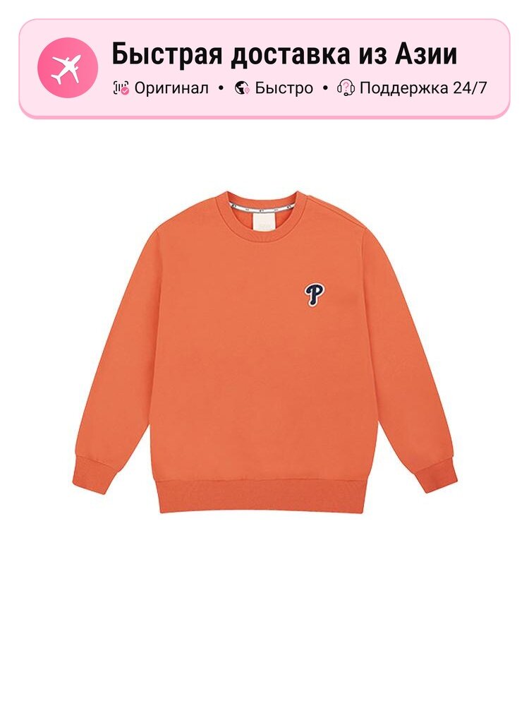 Толстовка MLB MLB Unisex Orange Crew Neck Moderate Regular, 1 шт.