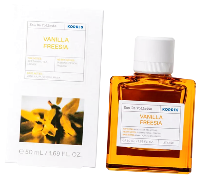 Аромат Коррес Ванилла Фрезия унисекс 50 мл / Korres Vanilla Freesia eau de toilette