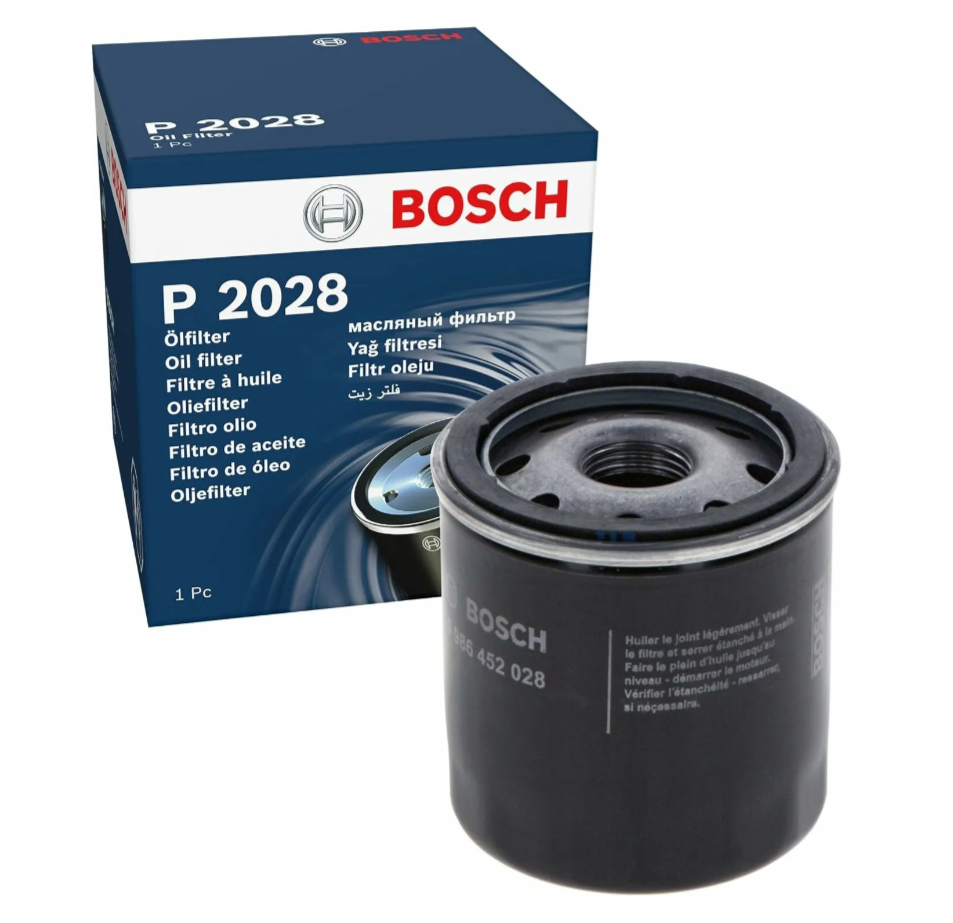 Фильтр Масляный Toyota Avensis/Corolla/Carina/Camry/Yaris/Rav 4 Bosch арт. 0 986 452 028