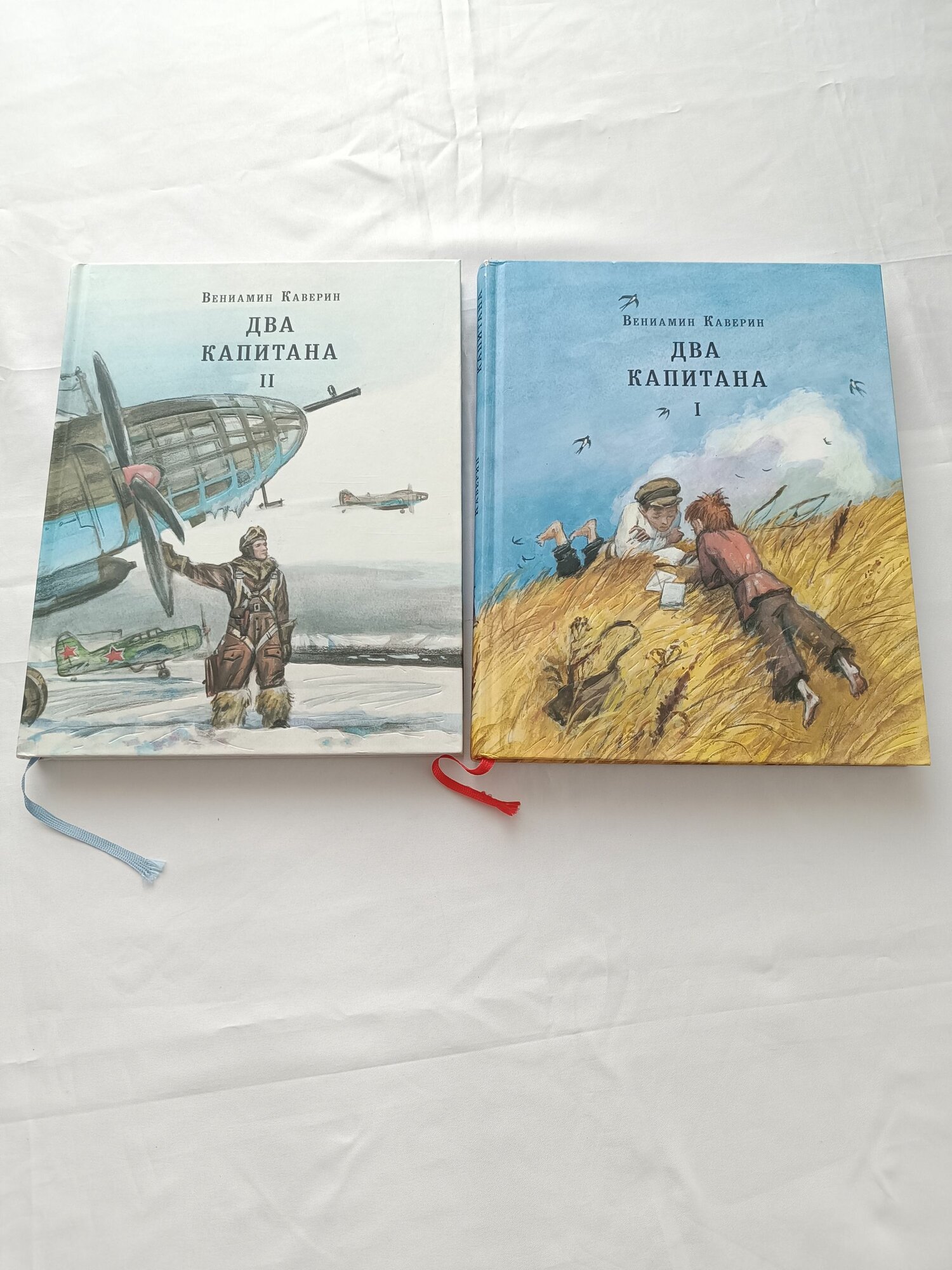Два капитана (комплект из 2 книг). Иллюстрации Петра Любаева. Подарочное издание.