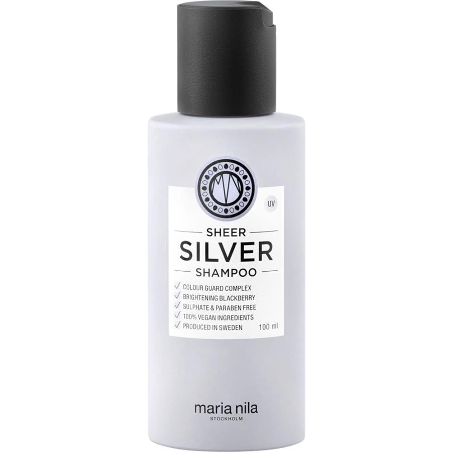 Шампунь для волос Maria Nila Sheer Silver Shampoo для светлых и осветленных волос, 100 мл