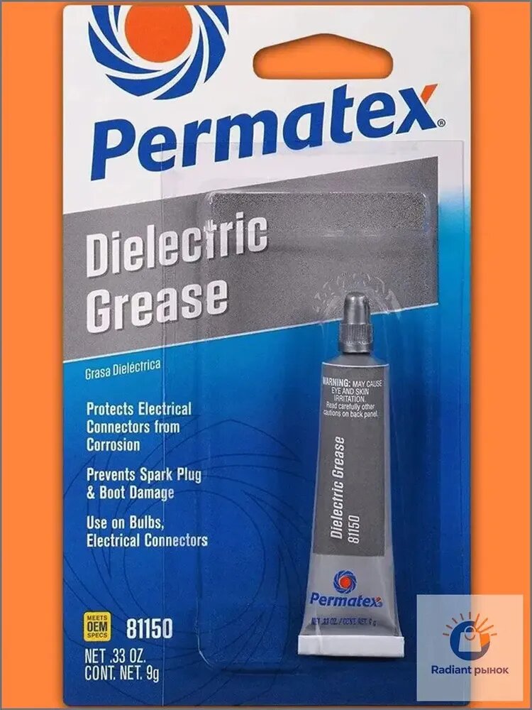 Permatex Смазка автомобильная Силиконовая, 9 мл, 1 шт.