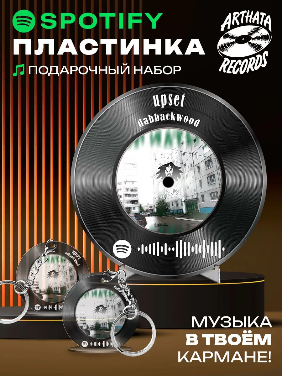 Постер dabbackwood, брелоки spotify dabbackwood - upset