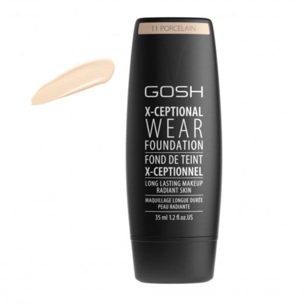 Тональный крем Gosh X-Ceptional Wear, 11 porcelain, 35 мл