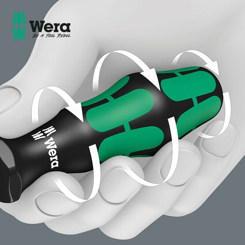WERA Germany 334 промышленный класс плоская отвертка сверхтвердая шлицевая 1.2x7.0x150 Стиль：Плоская головка 1.2x7.0x150