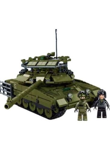 Конструктор SLUBAN "Армия". T90 M - S Основной боевой танк. M38-B1377. T90MS.811шт.