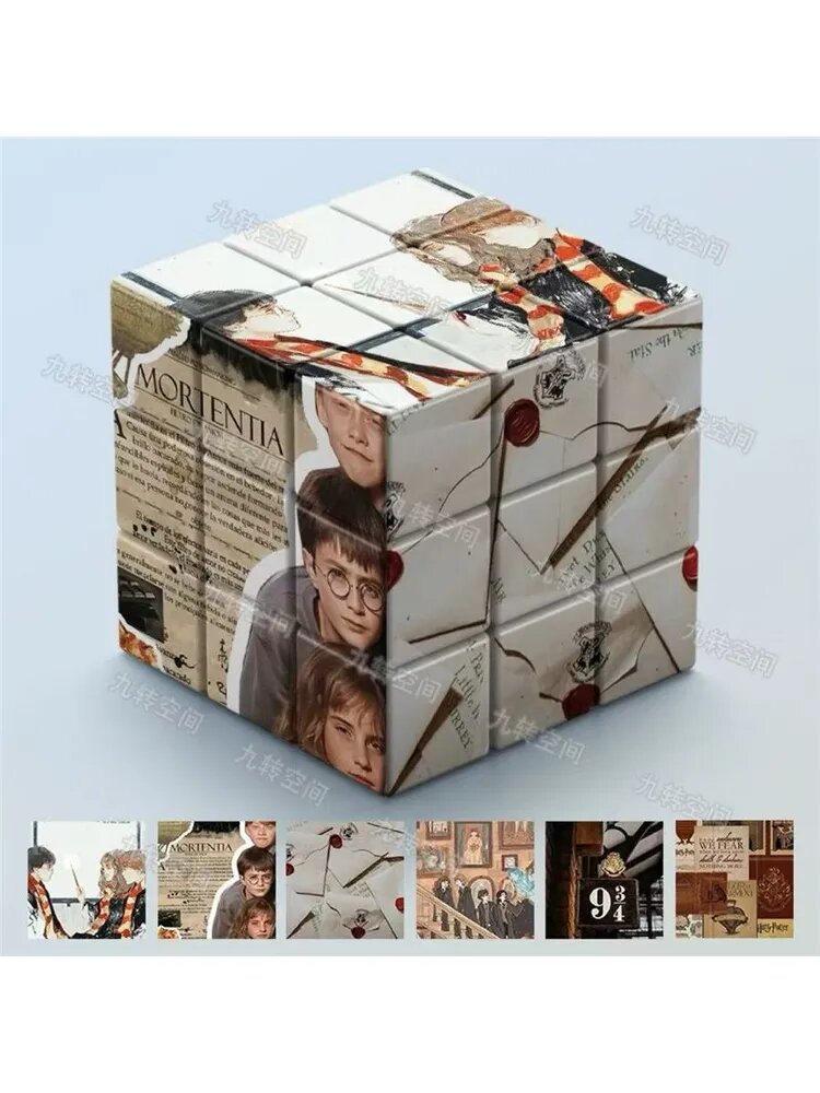 Головоломка Гарри Поттер (кубик 3x3), интеллектуальный подарок для мальчиков и девочек, тематический пазл-антистресс