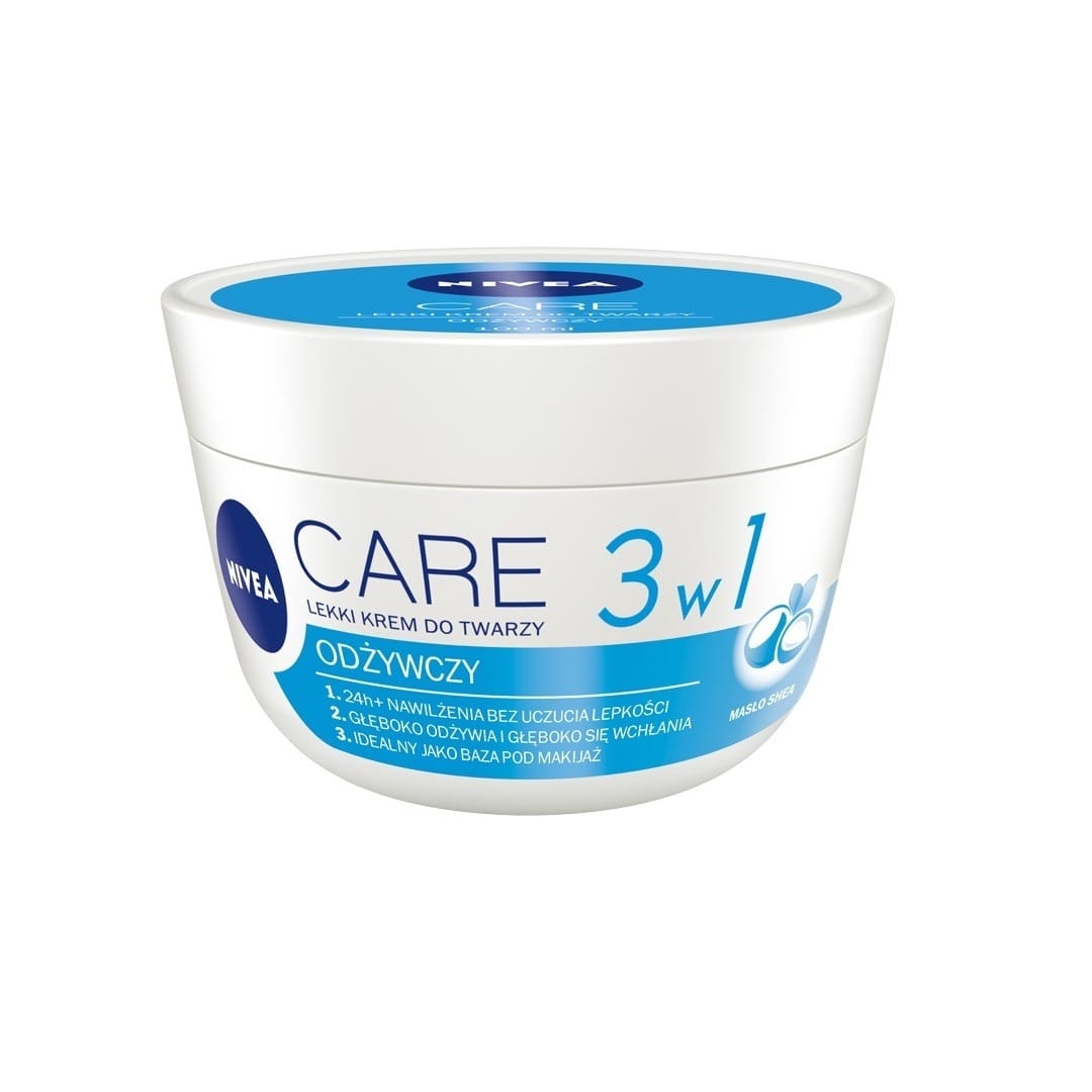 Крем для ухода за кожей Nivea Care легкий питательный, 100 мл