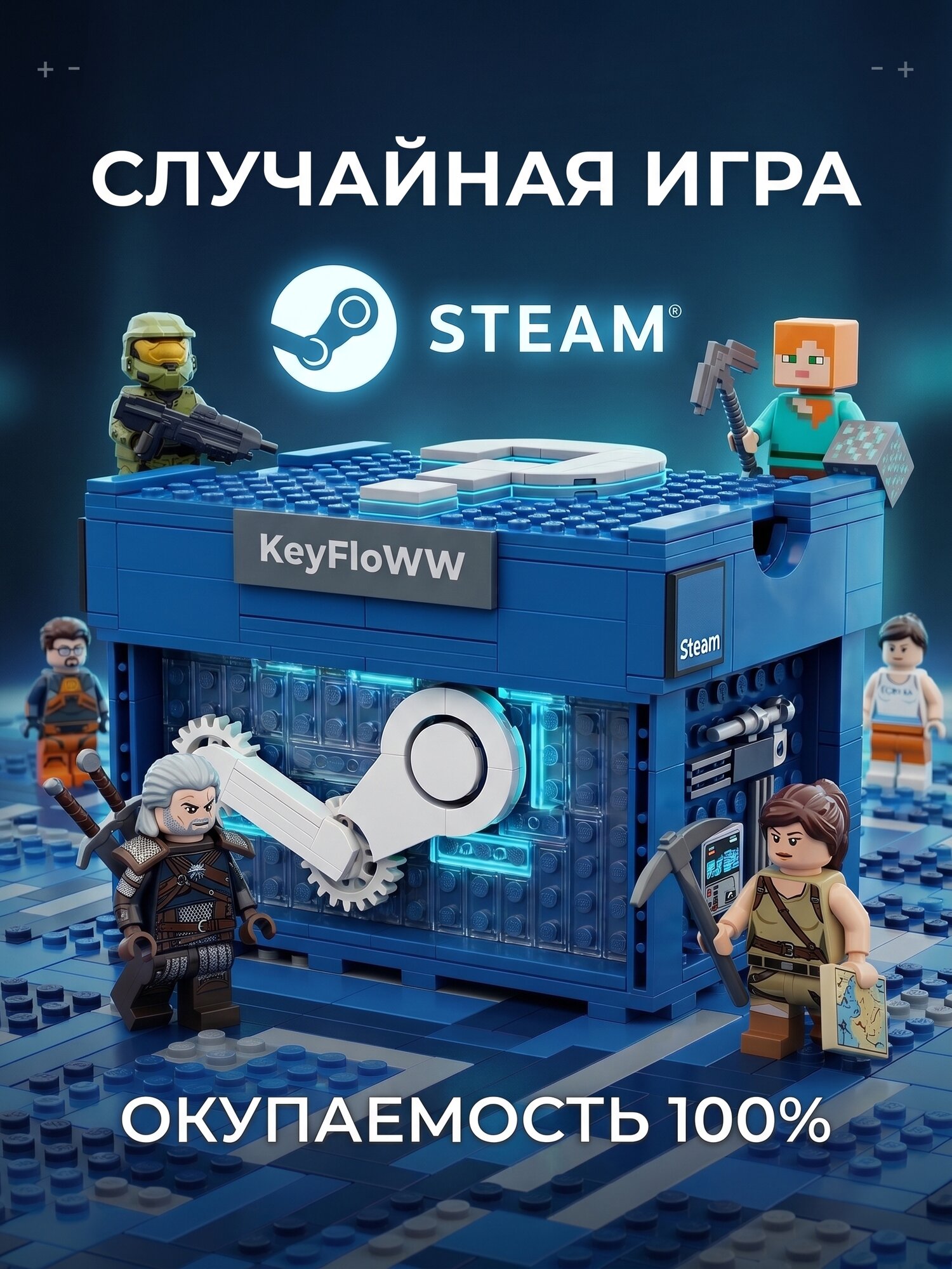 Случайная игра Steam | Случайный ключ Steam | Автоматическая доставка | 1 уровень