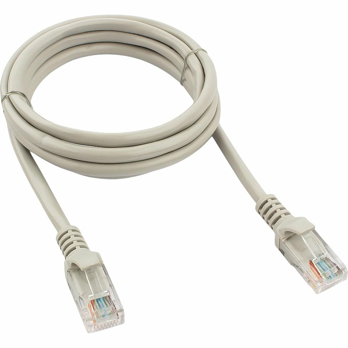 Патч-корд UTP Cablexpert PP10-1.5M кат.5e, 1.5м, литой, (серый) (1114325), 100 шт.
