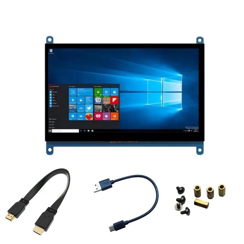 7-дюймовый сенсорный дисплей для Raspberry Pi IPS Touch LCD-Cable