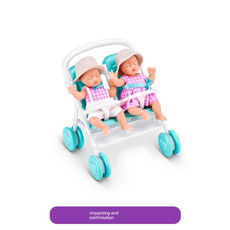 ZURU Minibaby Baby Ball 2nd Series Голубая Двойная Колыбель Новая