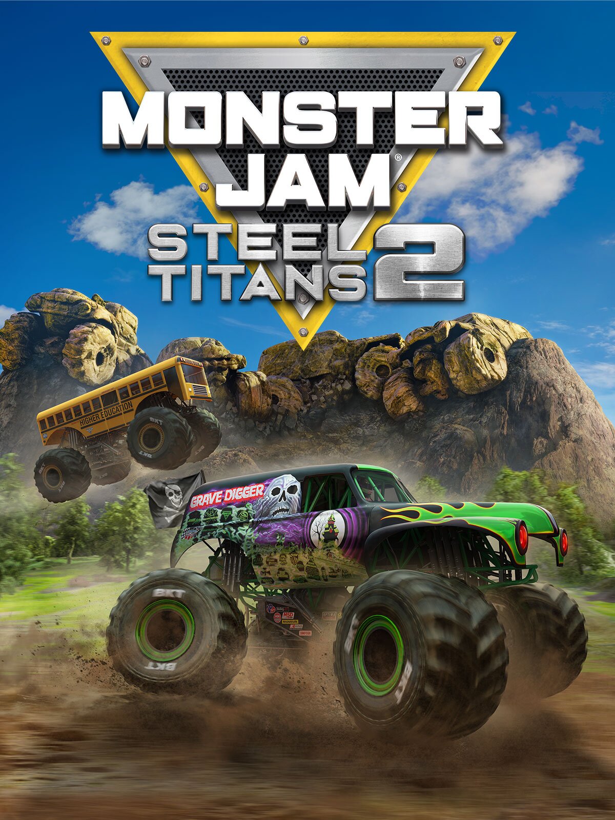 Игра Monster Jam Steel Titans 2, ключ активации Steam, PC, THQ Nordic