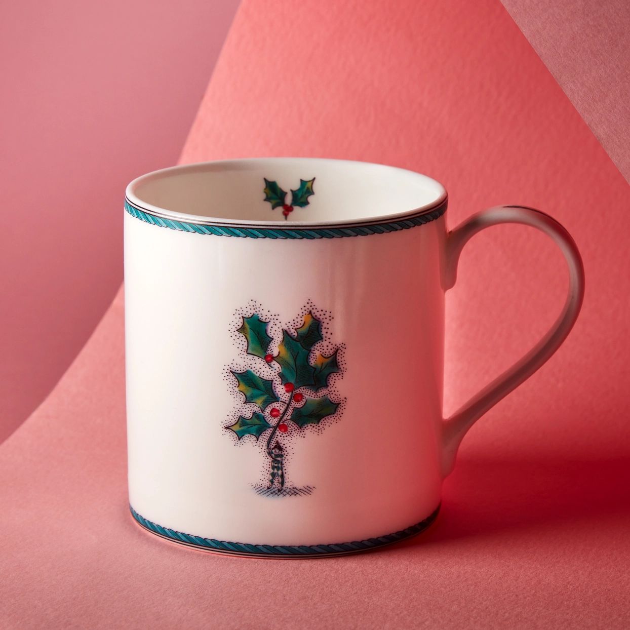 Fortnum&Mason Кружка Theatre of Christmas Holly Mug