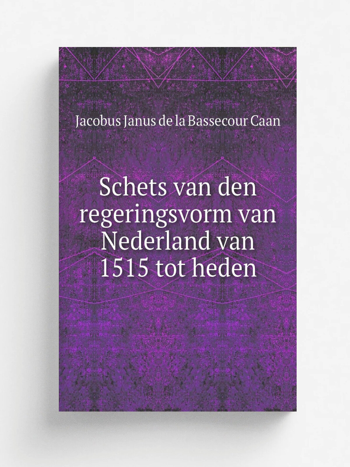 Schets van den regeringsvorm van Nederland van 1515 tot heden | Jacobus Janus de la Bassecour Caan | 1866 | Gebr. Belinfante | Репринт