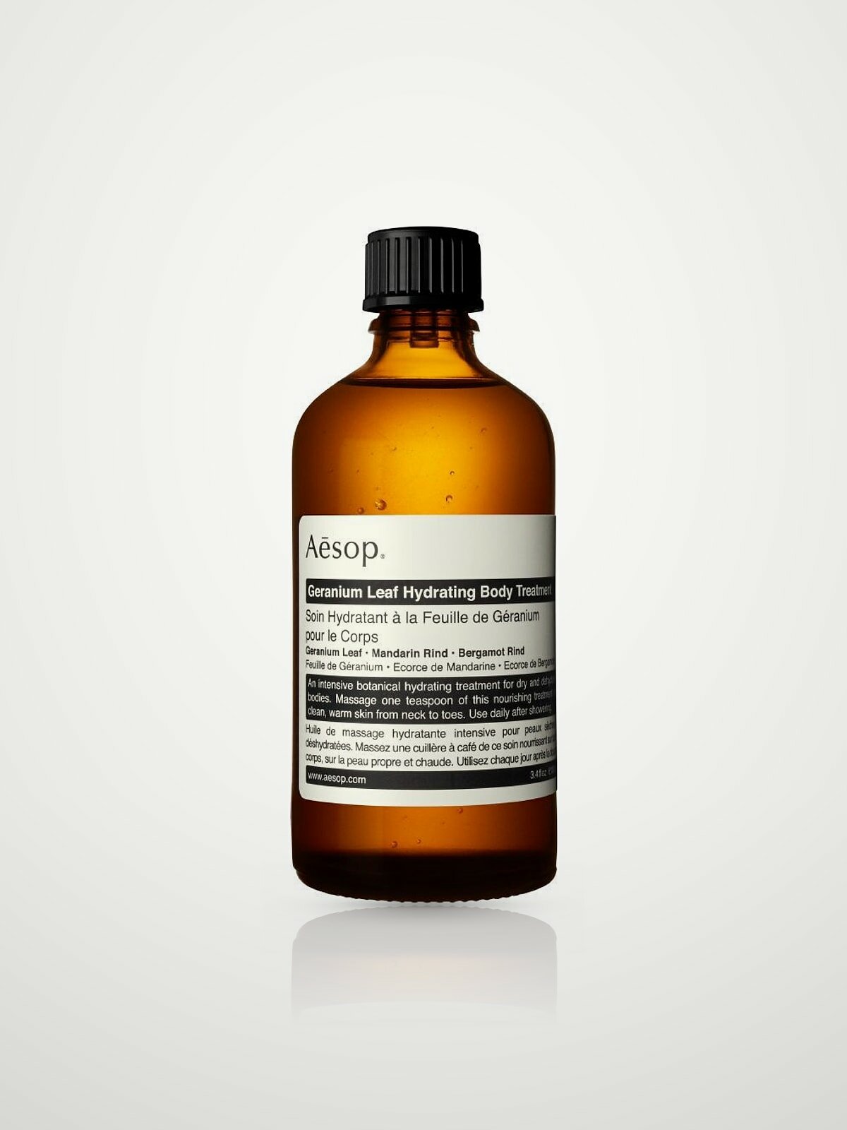AESOP Geranium Leaf Hydrating Body Treatment 100 ml - увлажняющее масло для тела