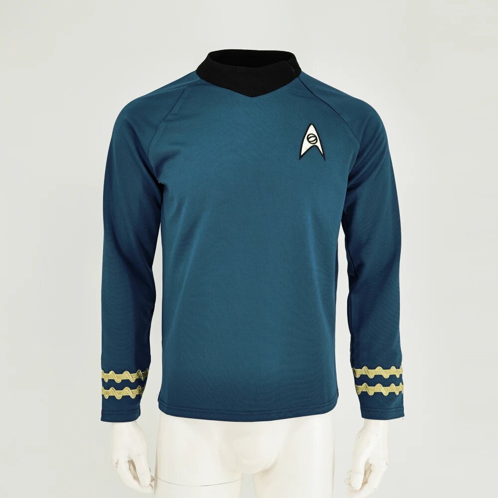 Косплей футболка Captain Kirk романский хлопок