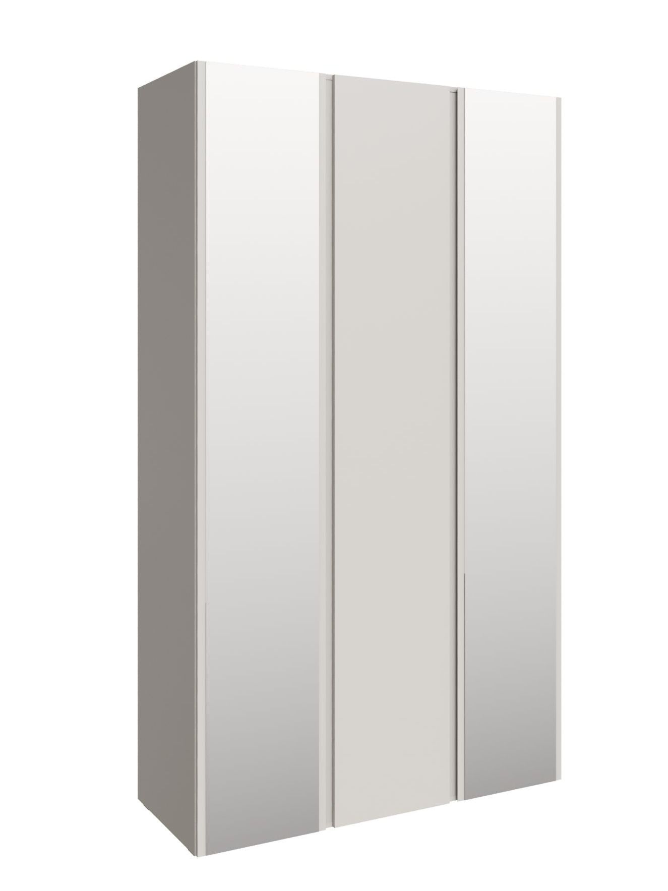 Шкаф Альта (1,3) кашемир, с зеркалом, 2300х1300х520, микон