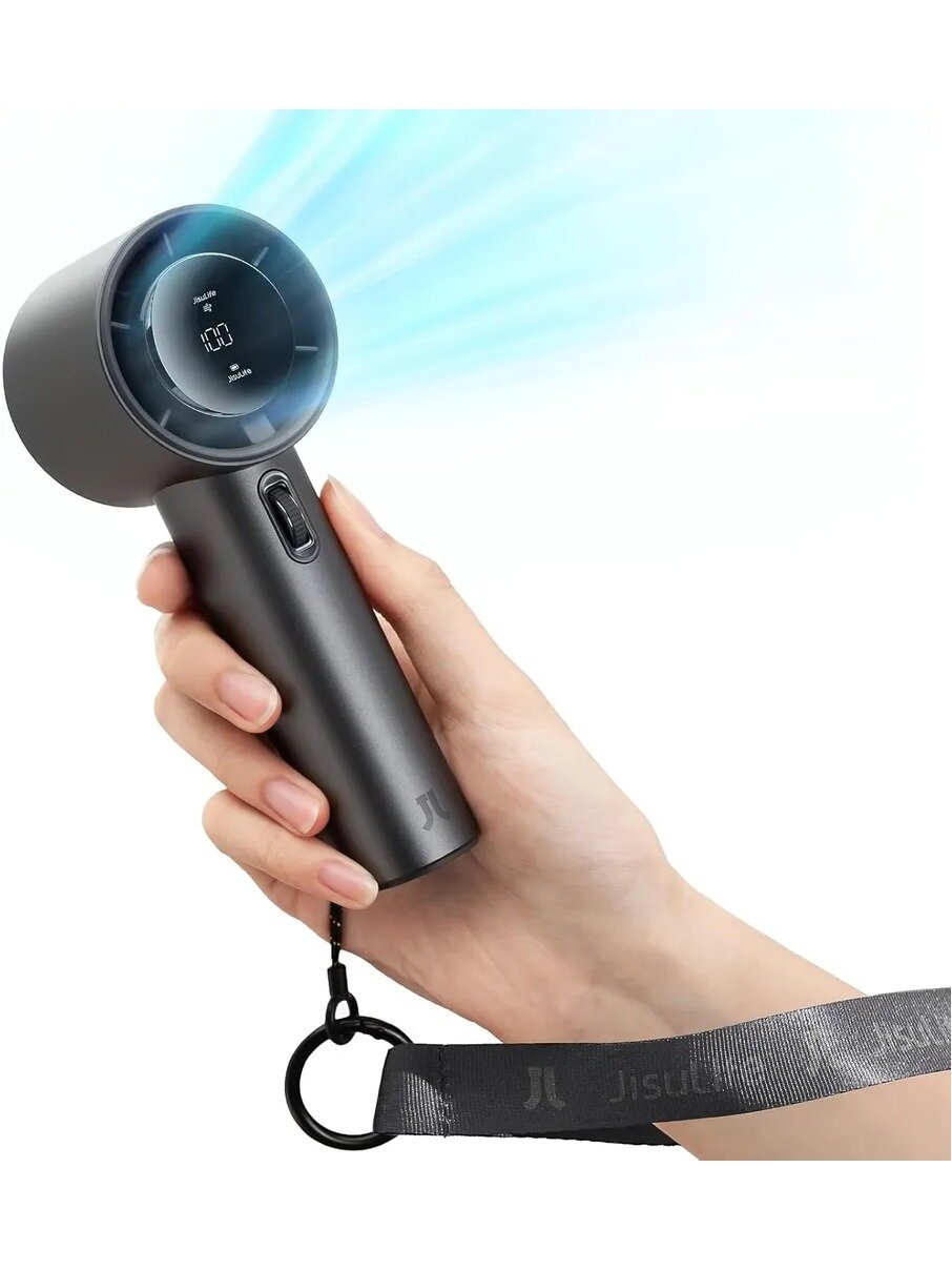 Портативный безлопастной вентилятор Handheld Fan Pro 1S, серый