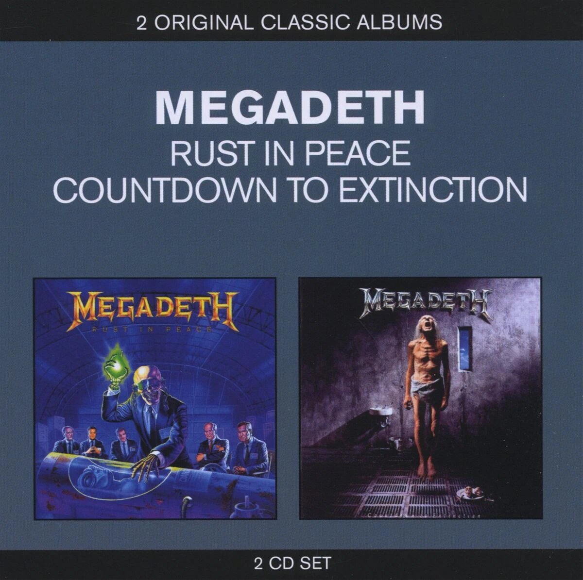Megadeth: Rust In Peace Countdown To Extinction (2CD), 2004, Диск Музыкальный