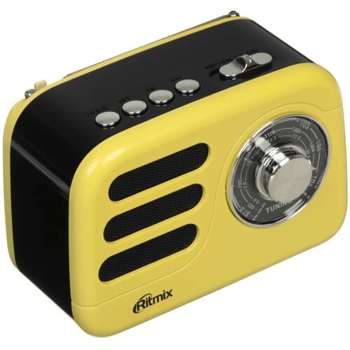 Радиоприемник Ritmix RPR-033 (FM/AM/SW/BT/USB/SD), лимонный
