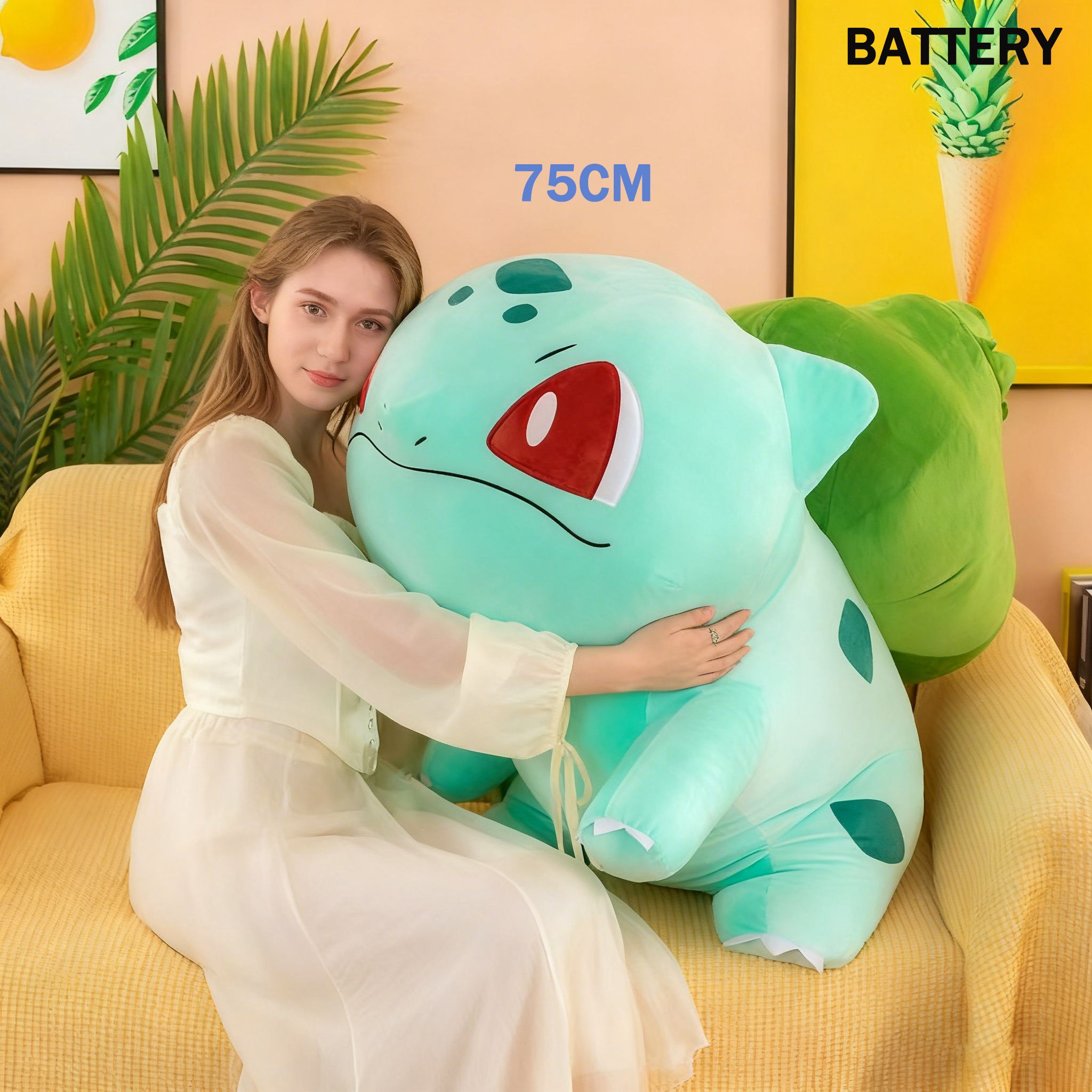 Мягкая игрушка Покемон Бульбазавр /Pokemon Go