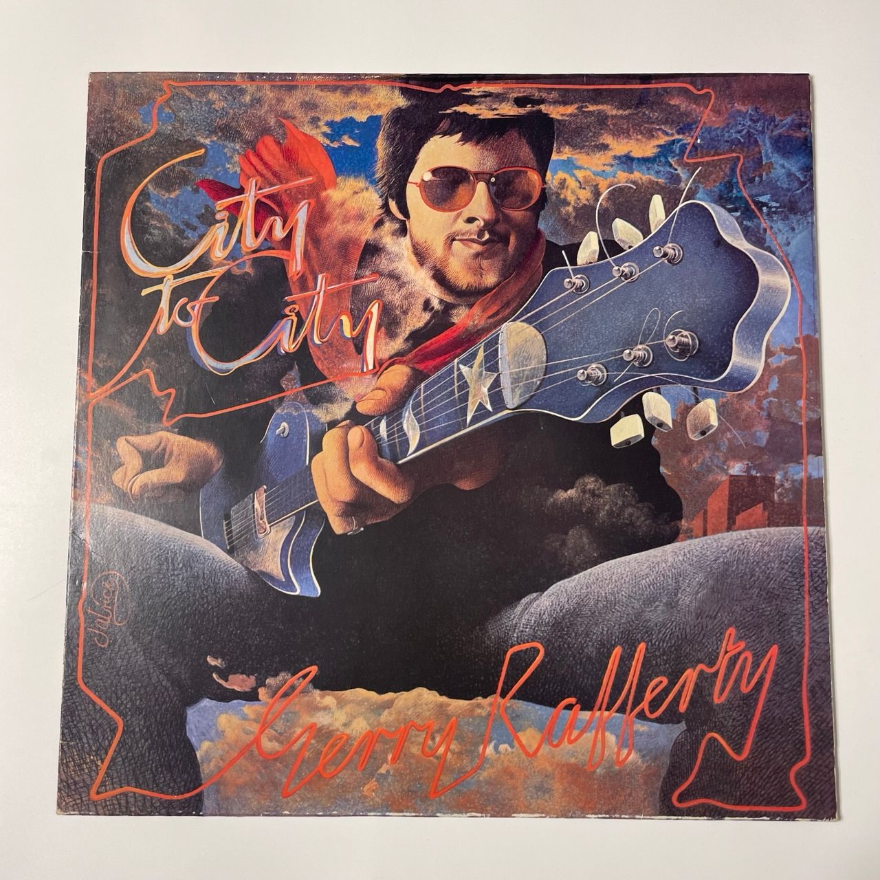 Винтажная виниловая пластинка LP Gerry Rafferty City To City (Германия 1978) Baker Street