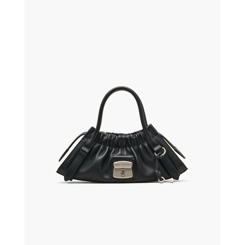 фото Сумка сэтчел marc jacobs the cristina small satchel, фактура зернистая, черный