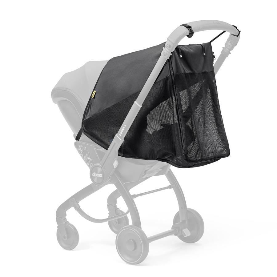 Аксессуар для коляски Doona X, москитная сетка и солнцезащитный козырек 360, прозрачный