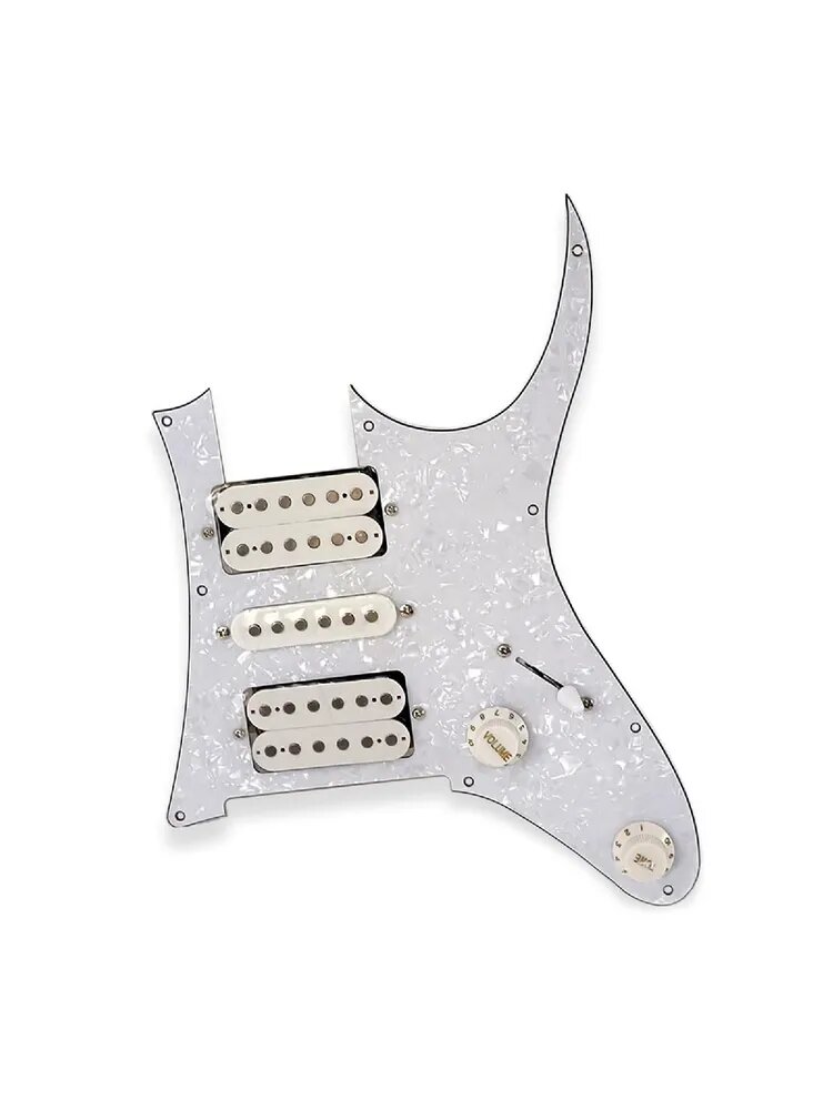 1 комплект электрогитар ST 7V double single с двухпанельным звукоснимателем-белый жемчуг YQFF