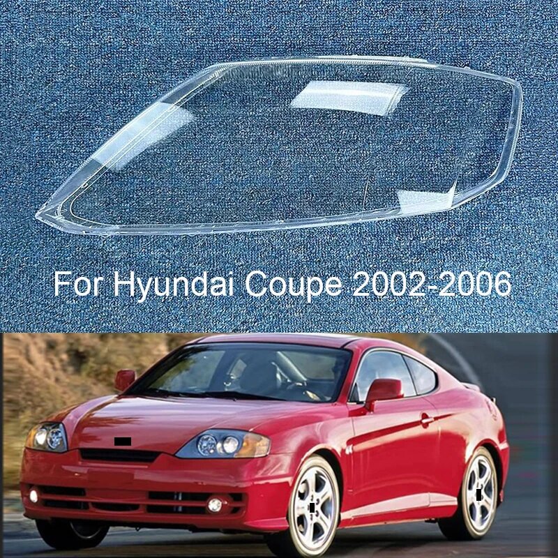 Для Hyundai Coupe 2002 2003 2004 2005 2006, крышка фары, прозрачный абажур, корпус Left and Right
