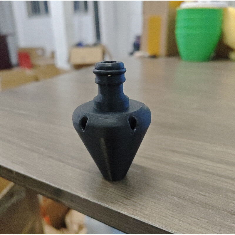 Сопла для очистки желобов с 3D печатью, регулировка водяного потока, сменные насадки для систем водоотведения - Черный