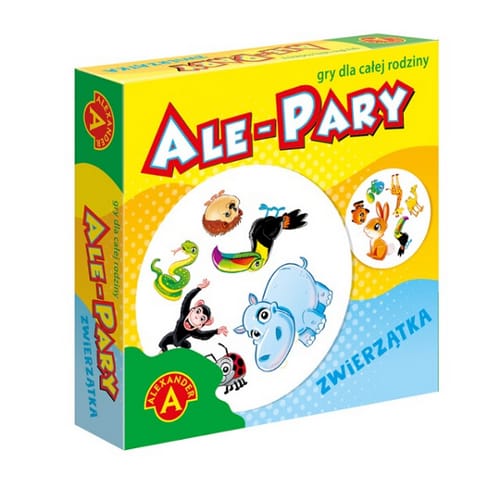 Настольная игра Alexander Ale Pary "Зверята", разноцветный