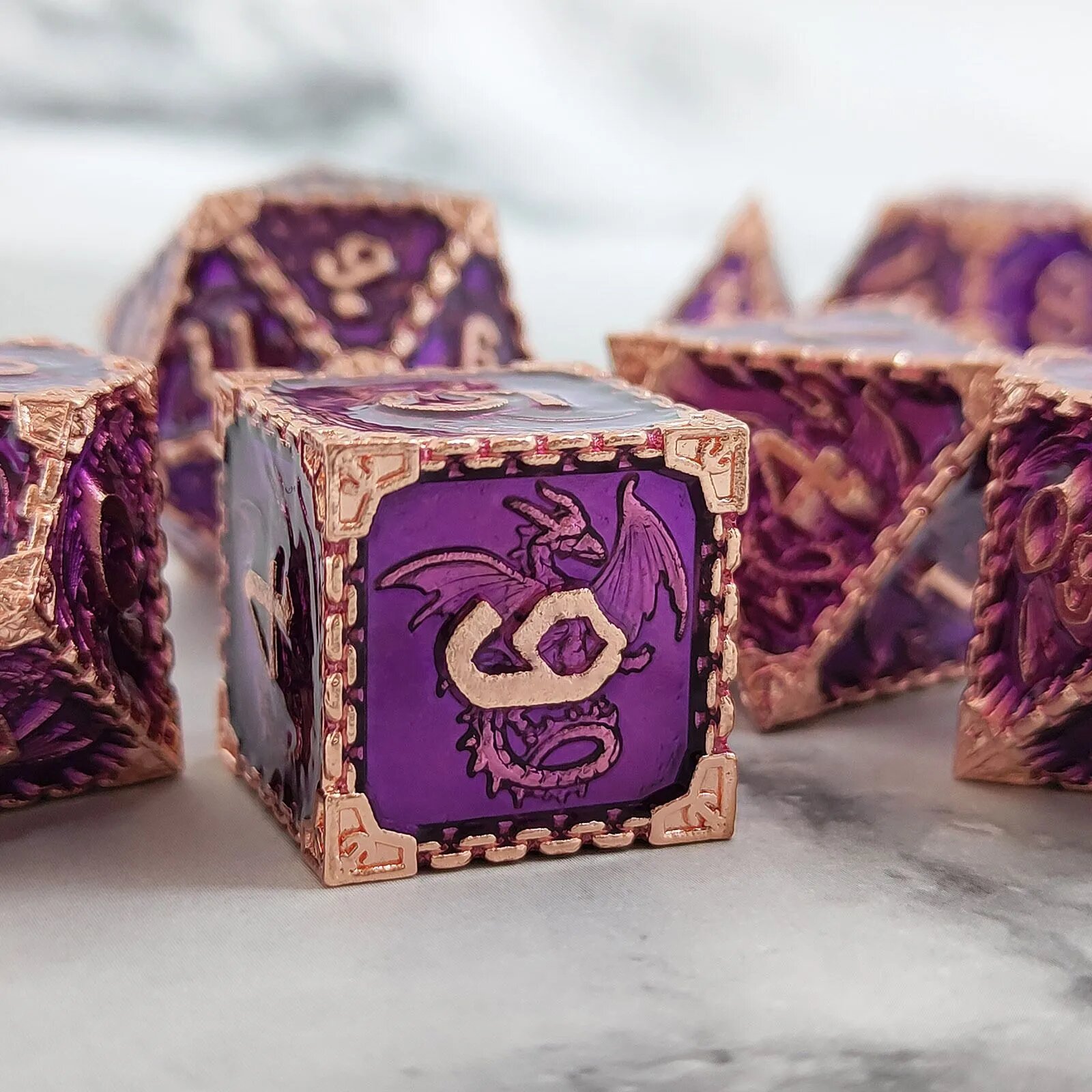 Металлические кости COC Running Group DND Dungeons & Dragons Cthulhu Набор кубиков TRPG многосторонняя настольная игра 7 кубиков